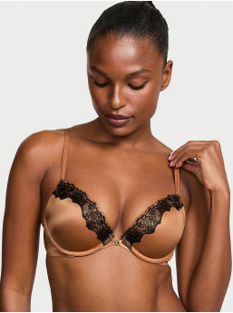 Push-Up Podprsenka S Hladkým Čipkovým Lemom