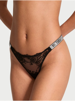 Hladké Tanga Nohavičky S Lesklým Pásikom