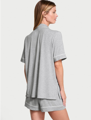 Modálny Mäkký Krátky Pyžamový Komplet