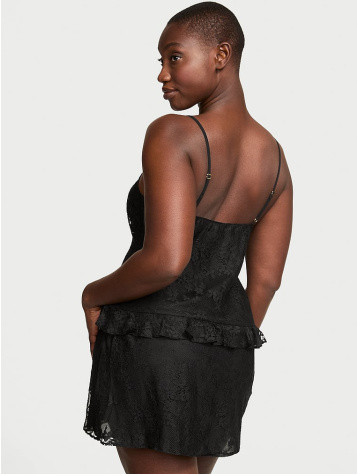 Dare To Dream Čipkované Volány Mini Slip