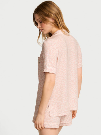 Modálny Mäkký Krátky Pyžamový Komplet