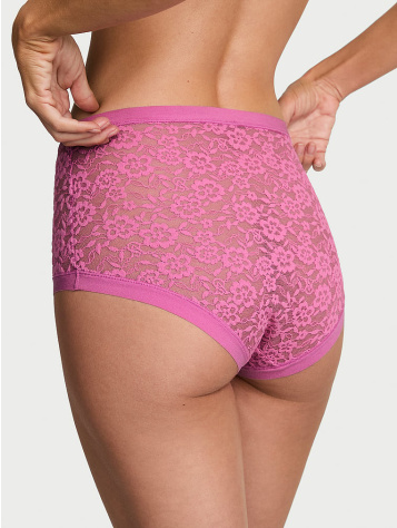 No-Show Čipkované Nohavičky S Vysokým Pásom No-Show Lace Lace High-Waist Brief Panty