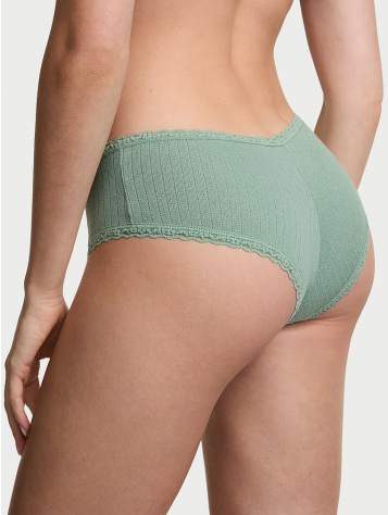 Bavlnené Čipkované Nohavičky S Čipkou