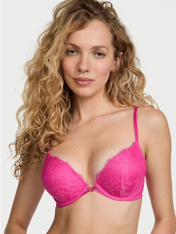 Bombshell Add-2-Cups Rose Lace Push-Up Podprsenka