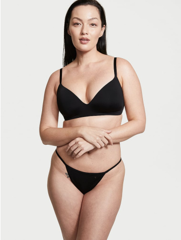 V-String Nohavičky z Bavlny s Elastanom