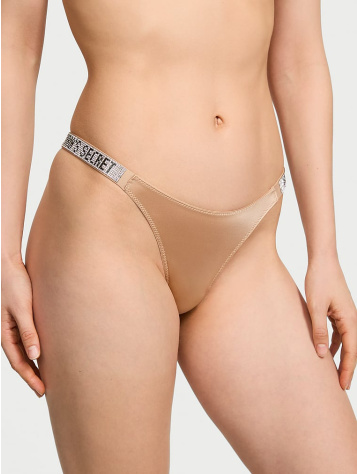 Hladké Tanga Nohavičky S Lesklým Pásikom