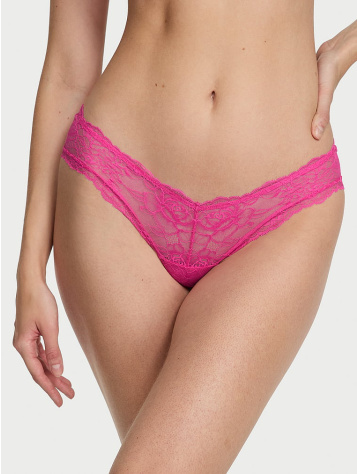 Čipkované Nohavičky S Vysokými Nohami Rose Lace Cheeky Panty