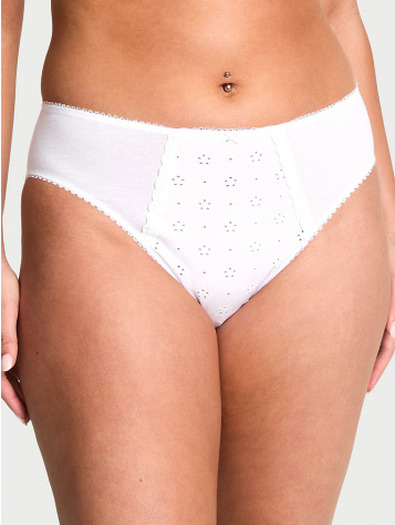 Stretch Bavlnené Nohavičky S Vysokým Pásom