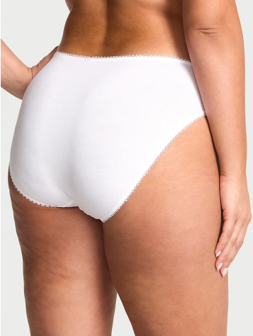 Stretch Bavlnené Nohavičky S Vysokým Pásom