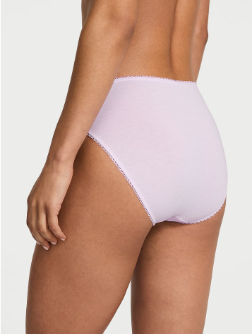 Stretch Bavlnené Nohavičky S Vysokým Pásom