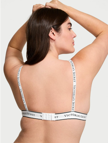 Bezkostná Bavlnená Plunge Bralette