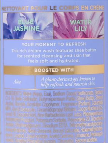 Krémový sprchový gél – Modrý jazmín & Vodná ľalia 296 ml